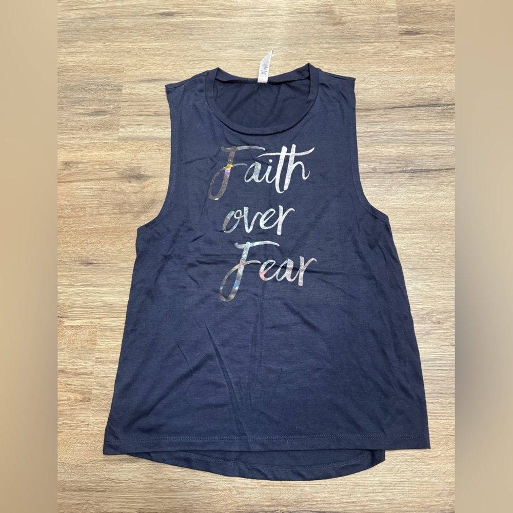 Raw Threads - Blue - Sleeveless Graphic Muscle Tee